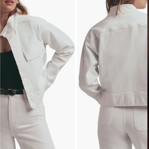 Favorite Daughter The Nikki Denim Jacket Large NWT $210 - Picture 1 of 7